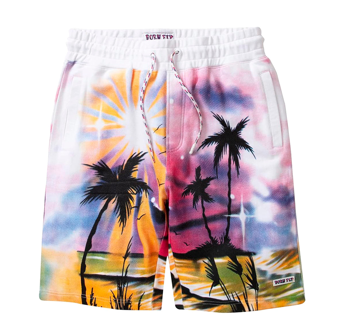 BORN FLY SWEAT SHORTS MULTI - 2206B4437