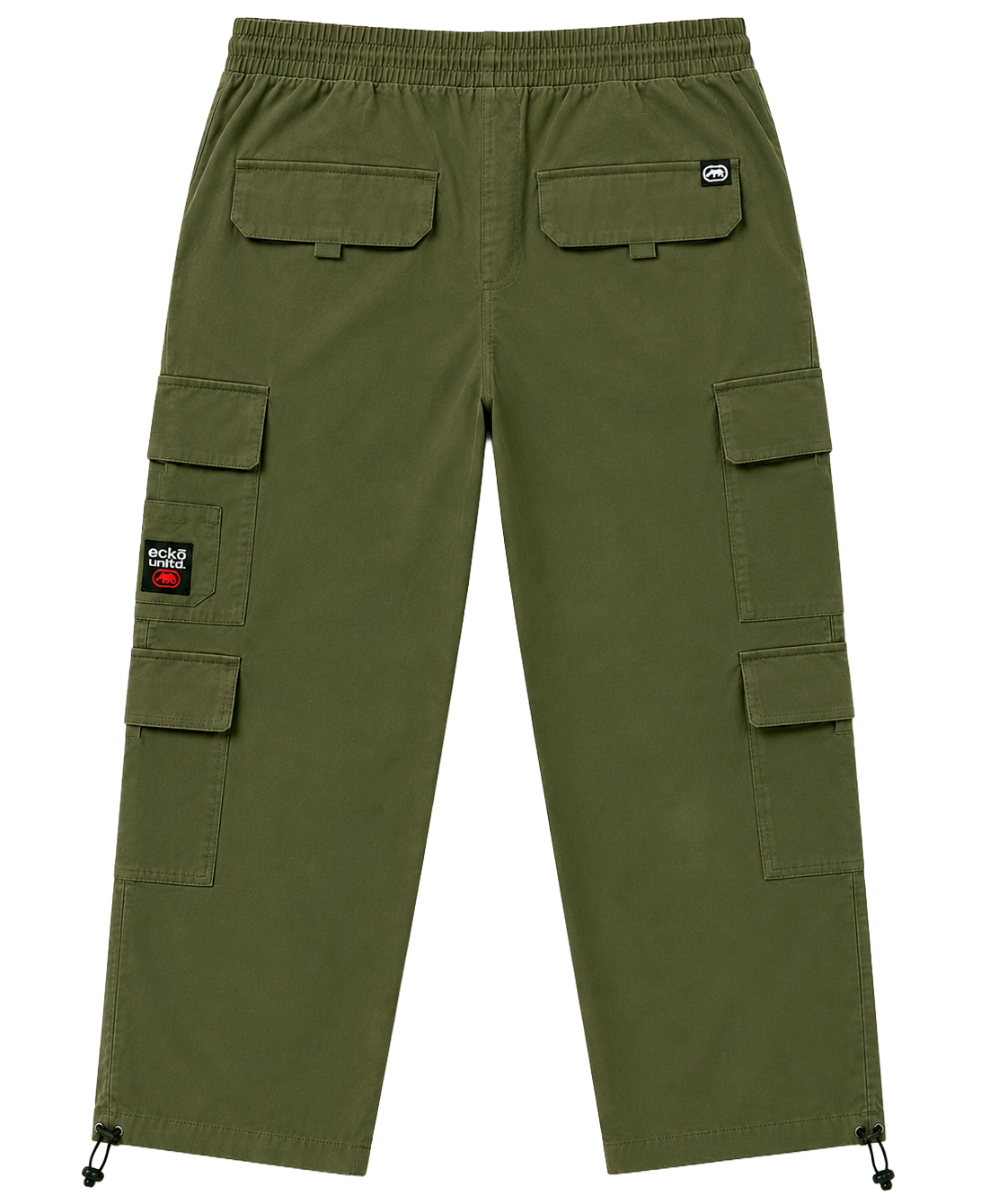 ECKO UNLTD CARGO NYLON PANTS OLIVE - EO15B210