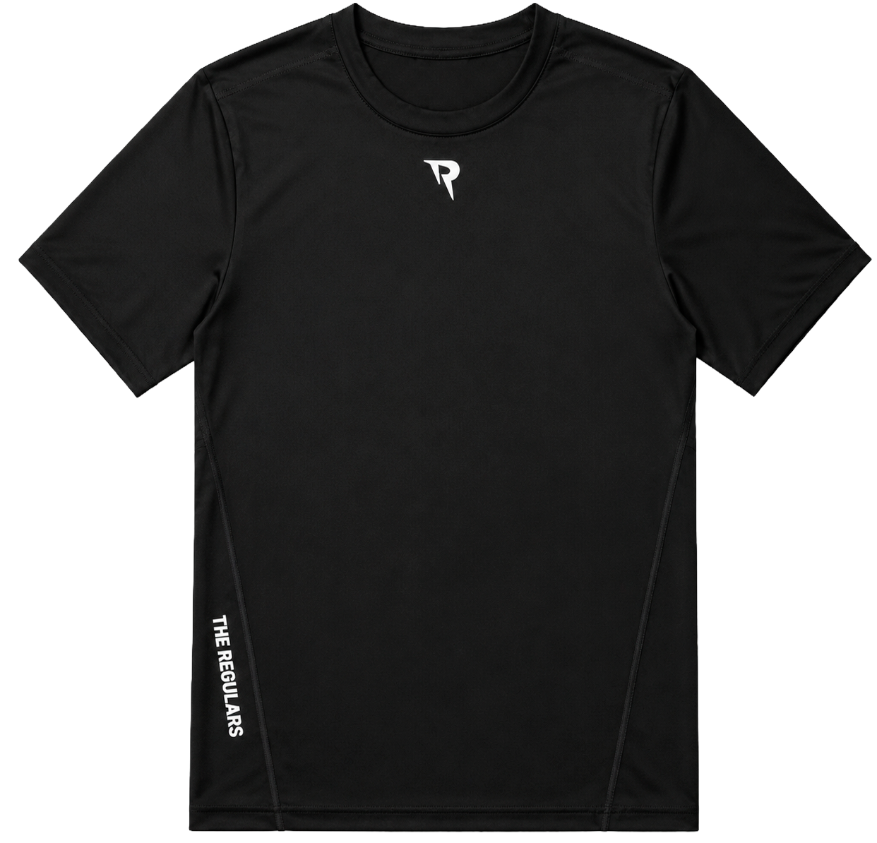 THE REGULARS PERFORMANCE T-SHIRT BLACK - STRONG