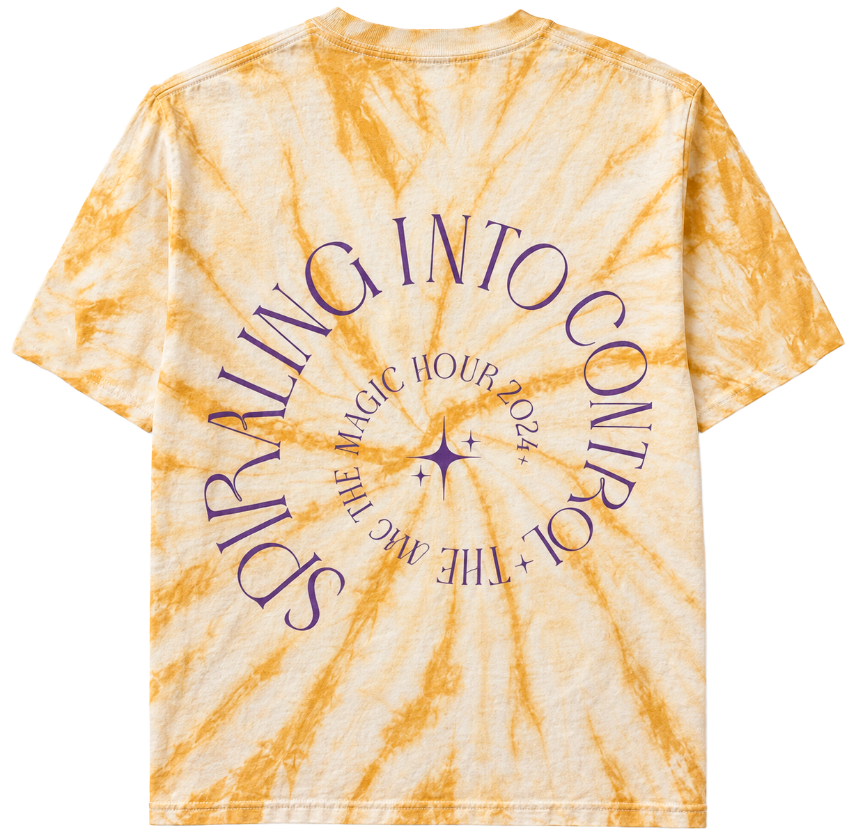 LICENSED MUSIC JHENE AIKO T-SHIRT YELLOW TIE DYE - MAGIC HOUR