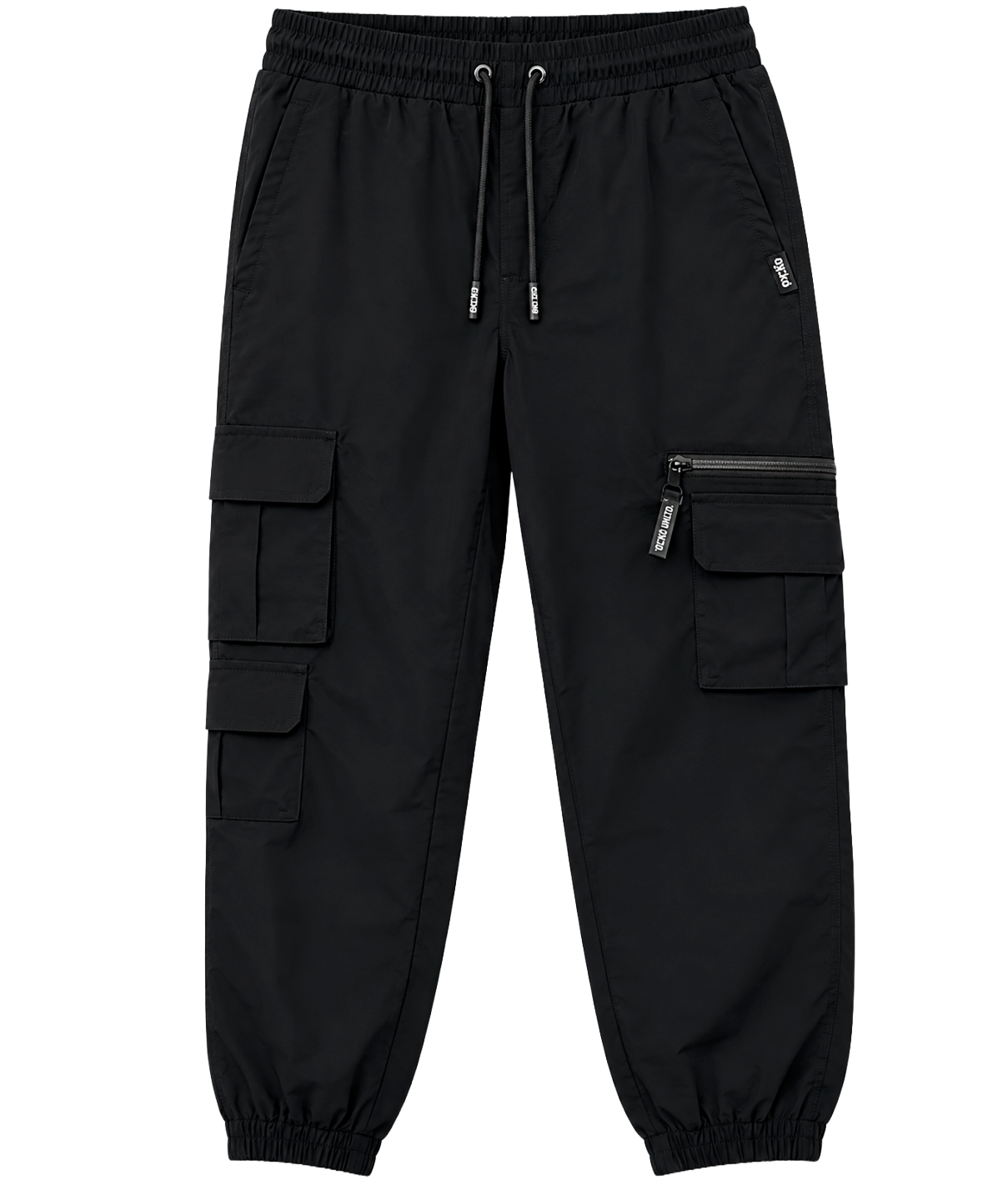 MARC ECKO CARGO JOGGER PANTS BLACK - MK8P0114