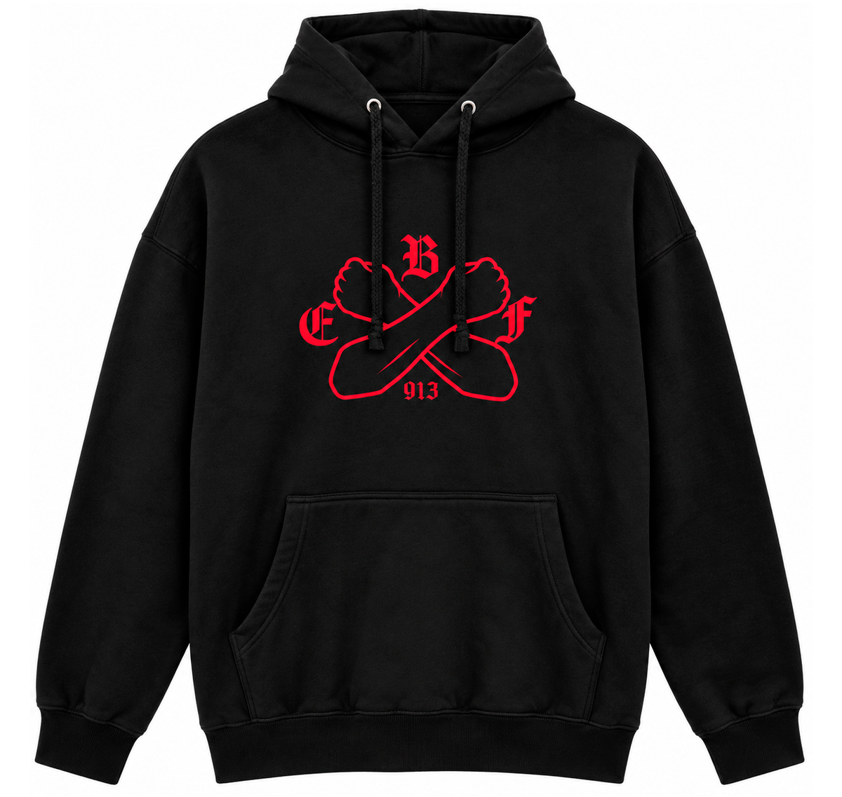 PICK SIC RECORDS GRAPHIC HOODIE BLACK - EBF