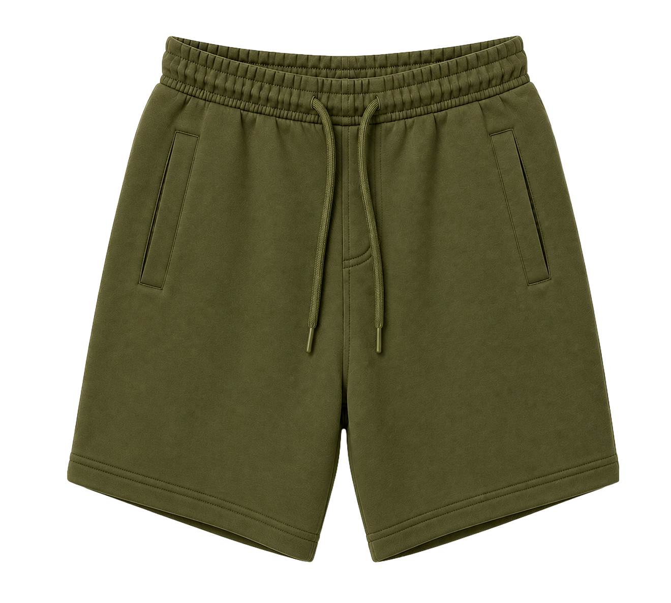 RIFLESSI SWEAT SHORTS OLIVE - MS-52