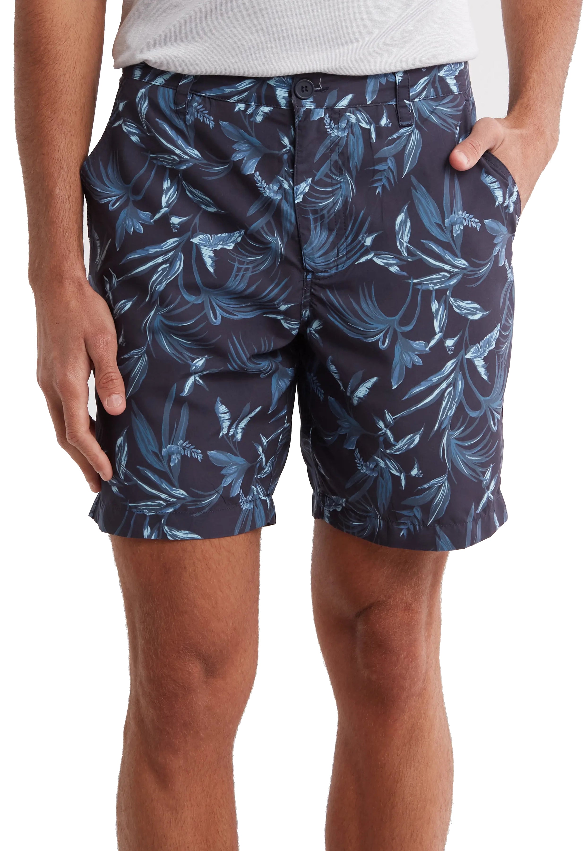 14TH & UNION BOARD SHORTS NAVY TROPICAL - UN494618MN