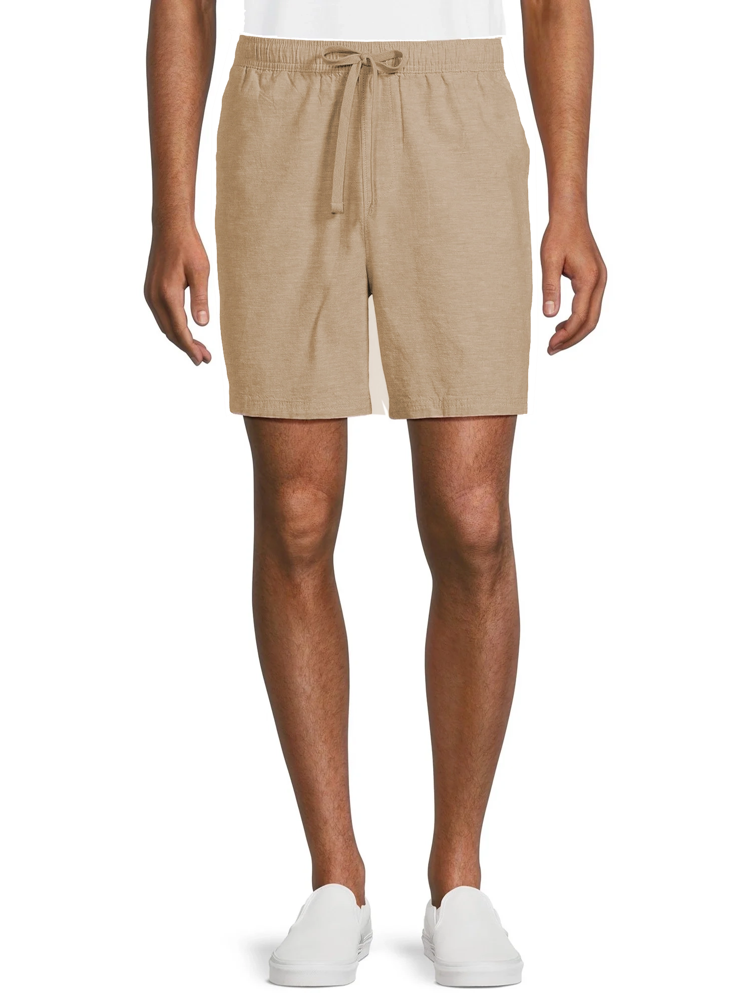 NO BOUNDARIES LINEN SHORTS DARK LATTE - NB24100074075B