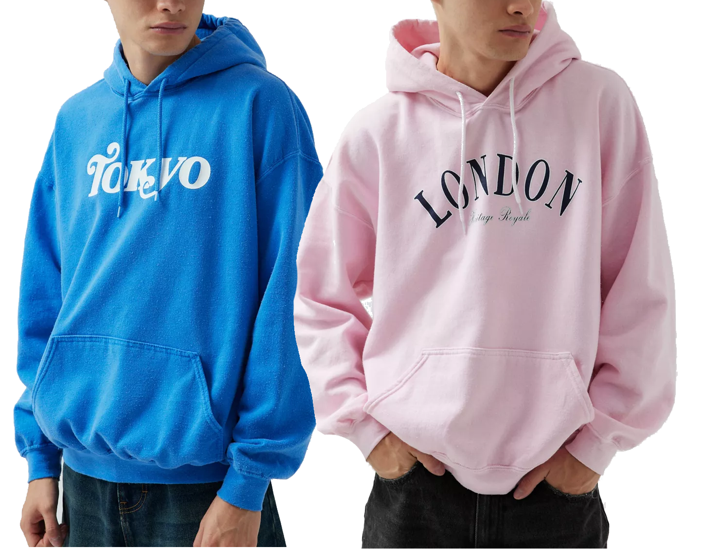 ASSORTED URBAN OUTFITTERS VERBIAGE HOODIE ASST - BIOHDVG08