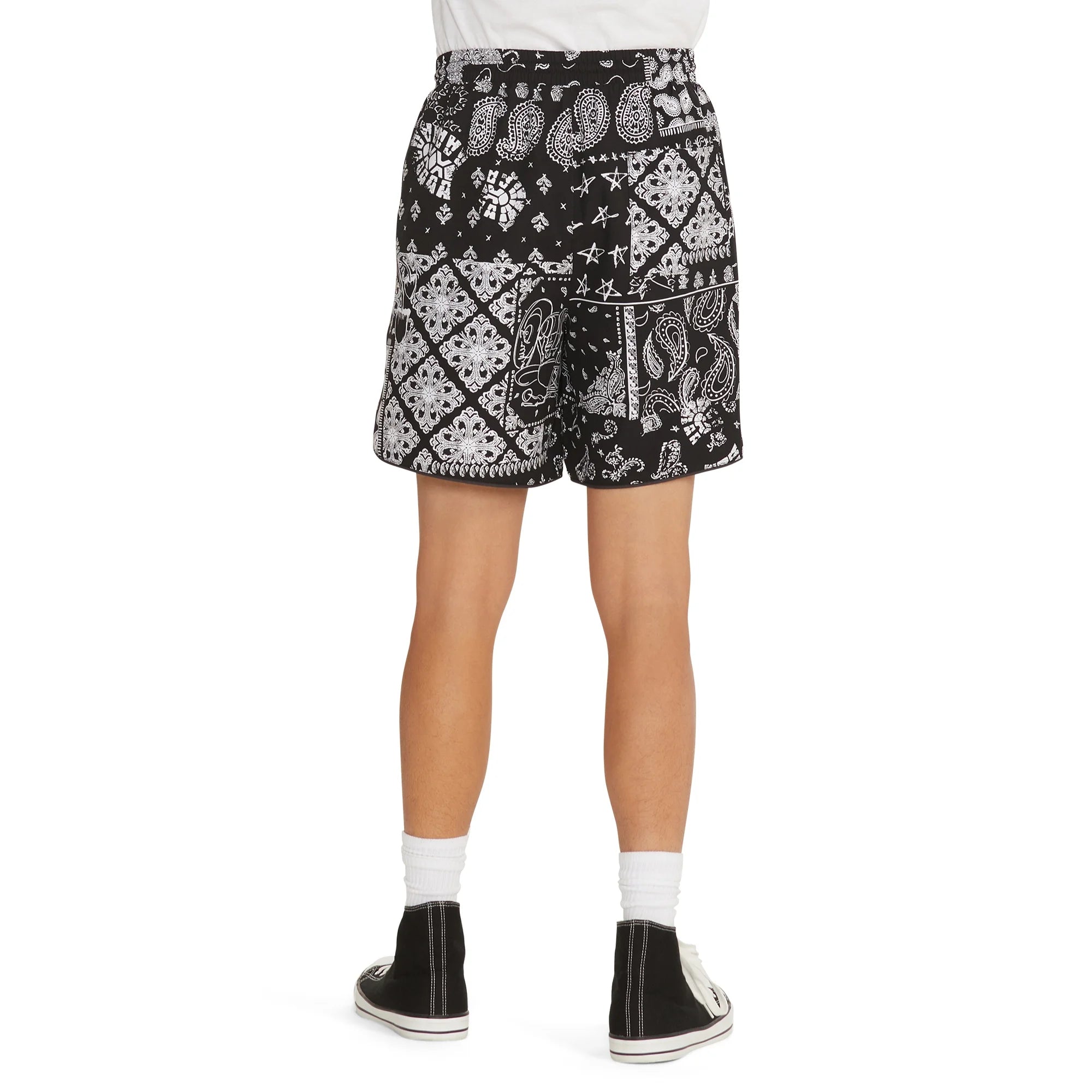 NO BOUNDARIES PRINTED SWIM SHORTS BLACK - NB15100133578B