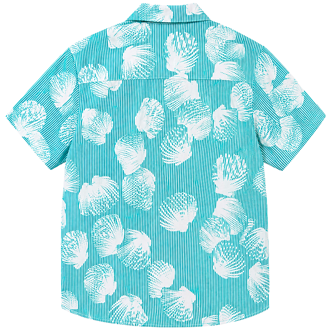 DREAMLAND S/S BUTTON-DOWN SHIRT AQUA - D2305W0807