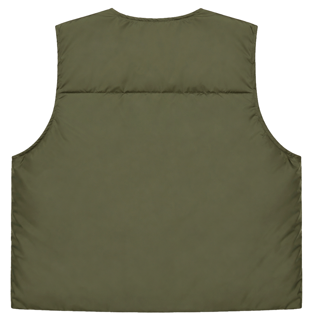 EPTM PUFF BOMBER CROP VEST OLIVE / CAMO - EP10768