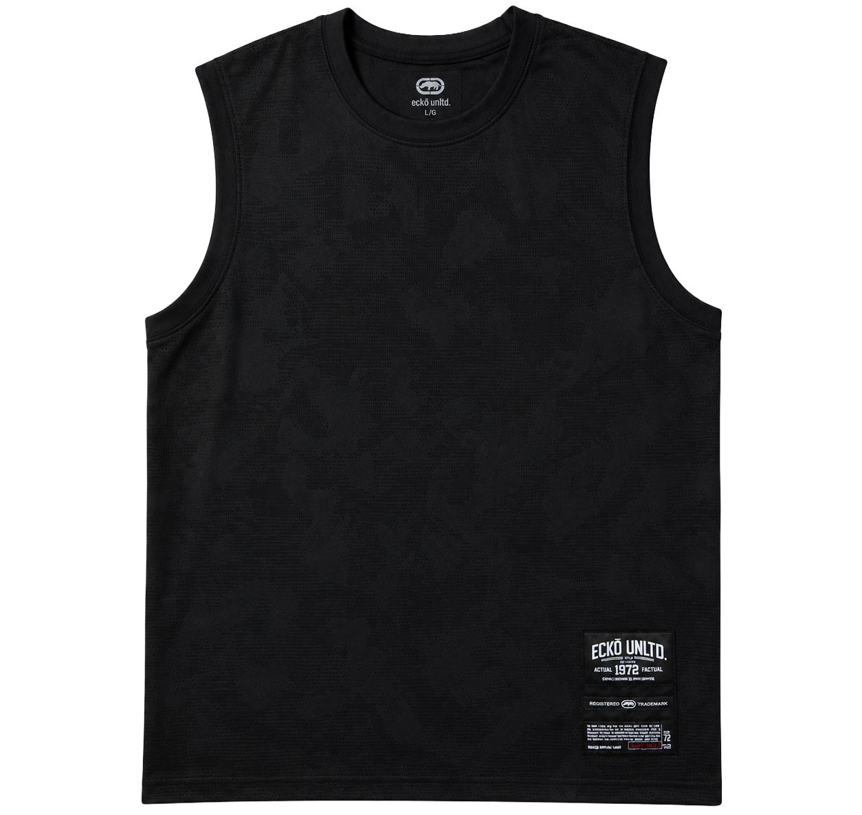 ECKO UNLTD ATHLETIC TANK TOP BLACK - EO15A116