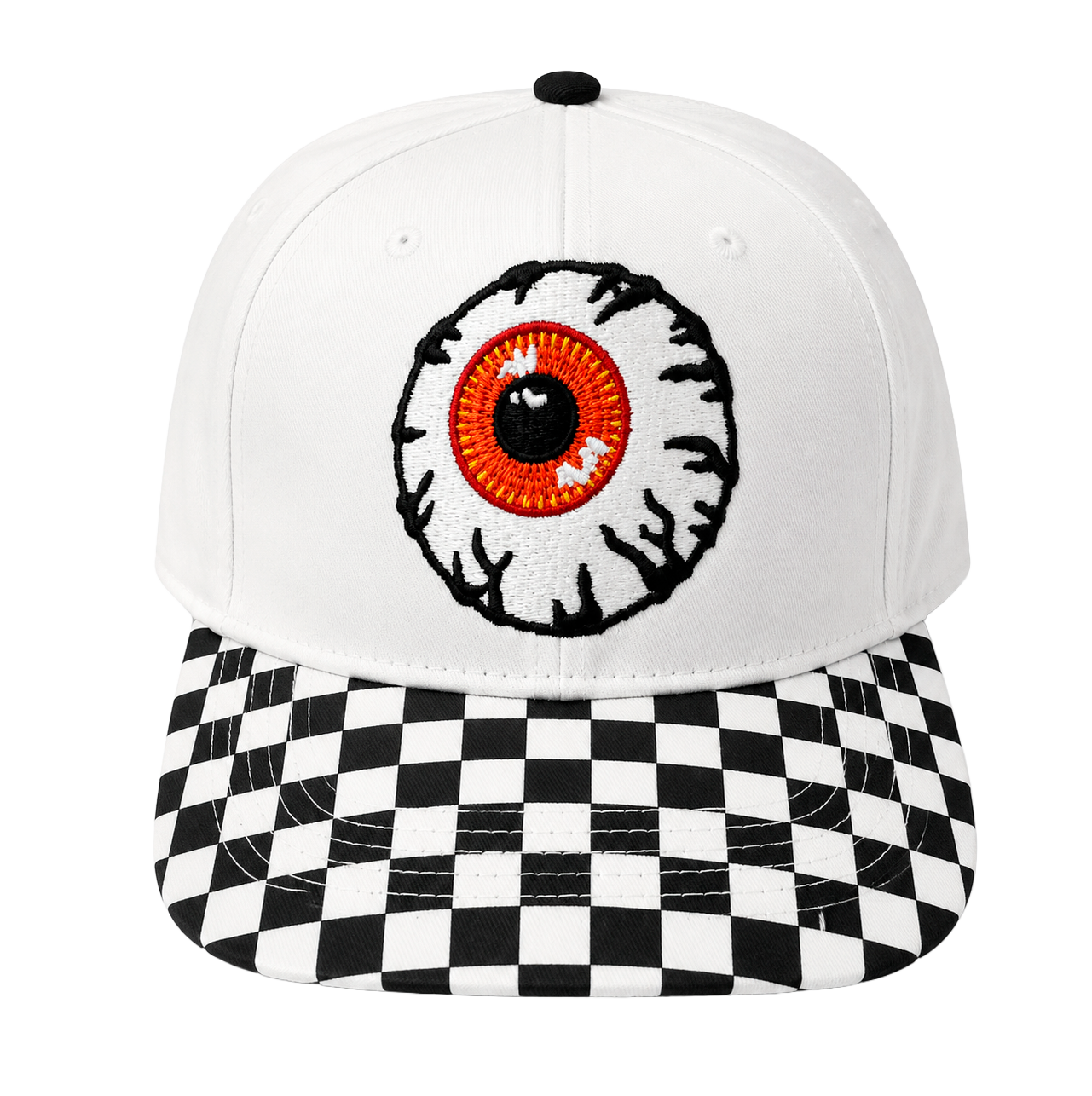 MISHKA LOGO SNAPBACK DAD HAT WHITE - MKS6AM-12
