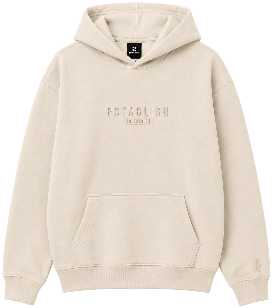 SOUTH POLE ESSENTIALS HOODIE OYSTER - SM471510