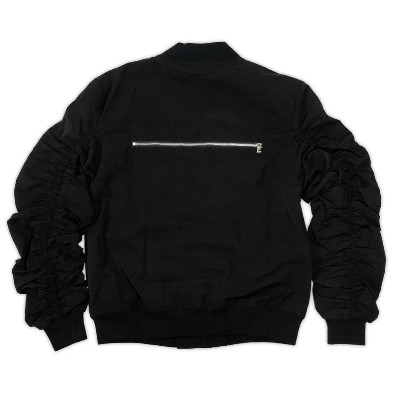 LIFTED ANCHOR BOMBER JACKET BLACK - LAHL23-18