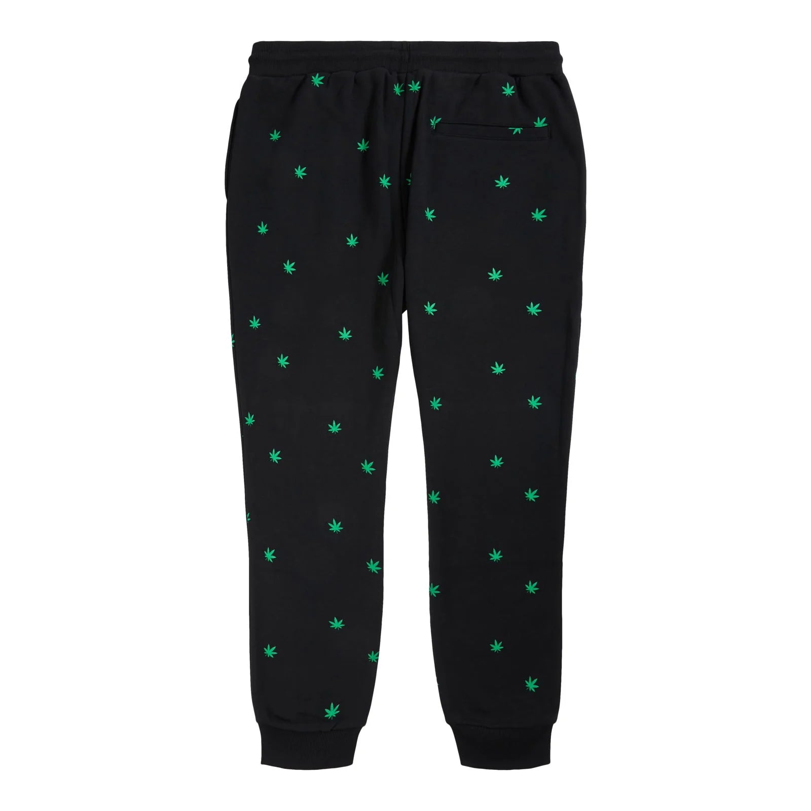 DEATH ROW RECORDS WEED LEAF JOGGER PANTS BLACK - 3DR50600