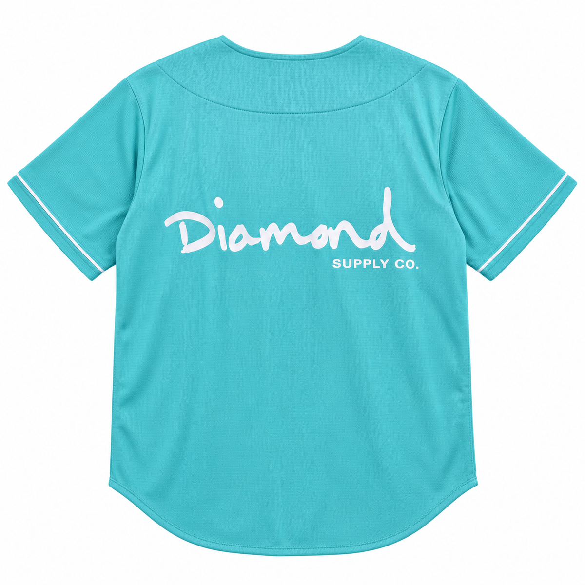 DIAMOND SUPPLY CO BASEBALL JERSEY TEAL - DMNDMAB018