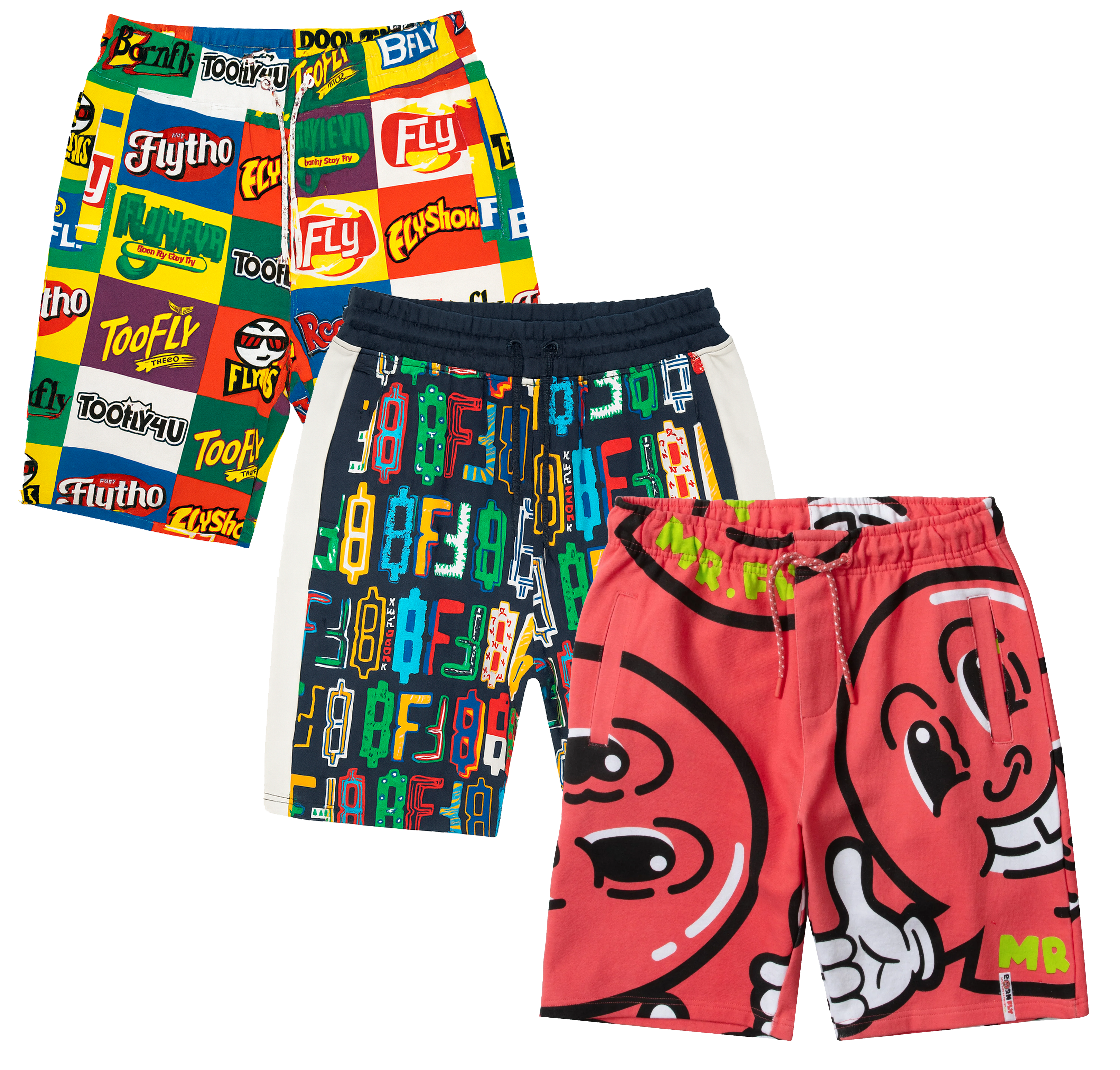 BORN FLY ASSORTED SHORTS ASST - BFSHTA