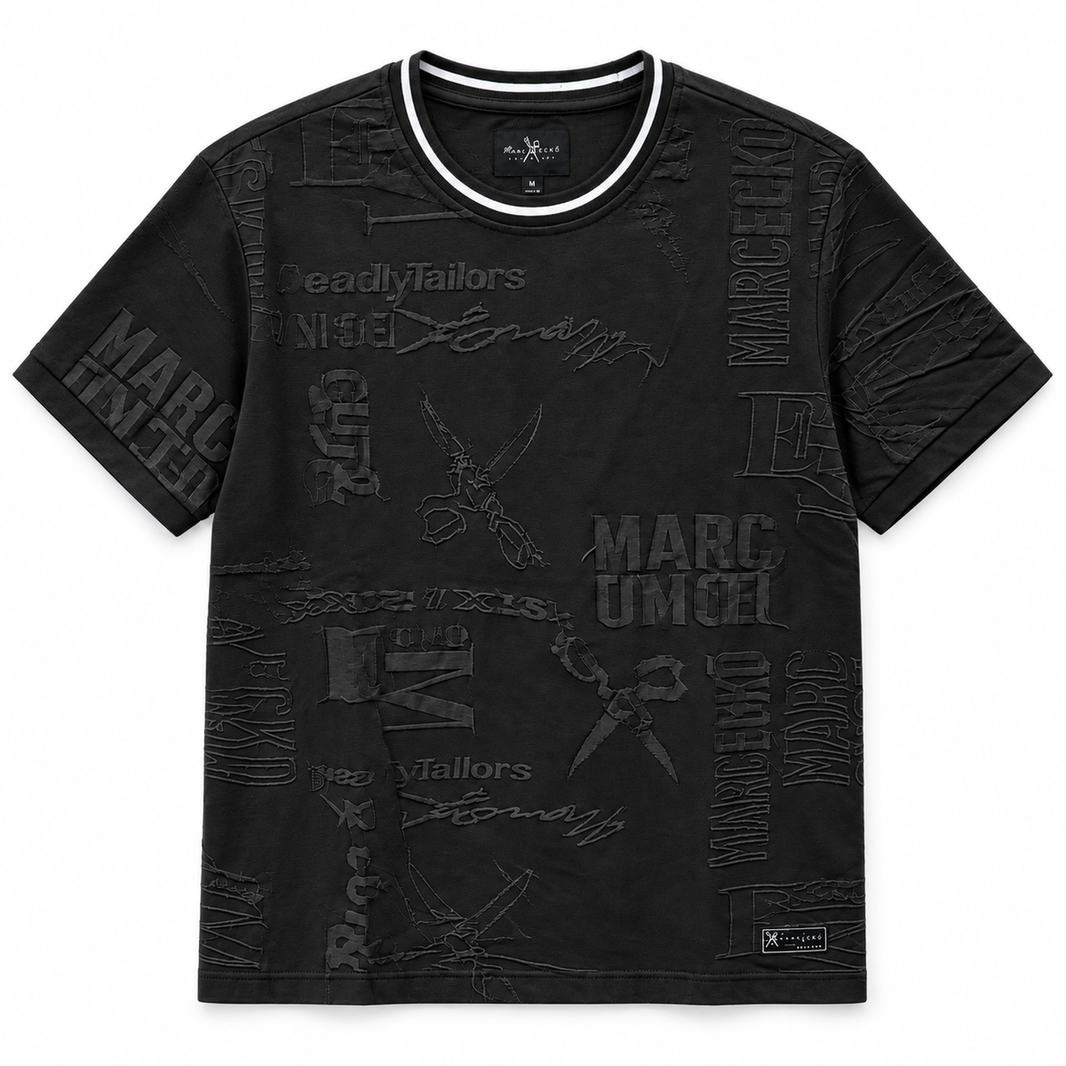 MARC ECKO EMBOSSED T-SHIRT BLACK- ME15K089 - Steal Deal 