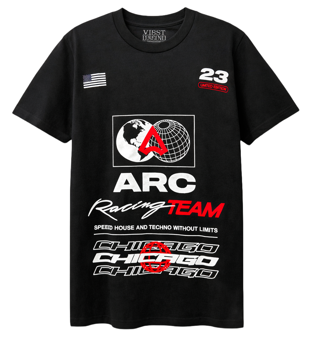 ARC FESTIVAL CHICAGO RACING T-SHIRT BLACK - SSARCRAC