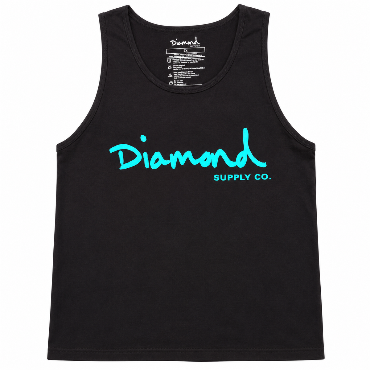 DIAMOND SUPPLY CO GRAPHIC TANK TOP BLACK - DMNDMTK041