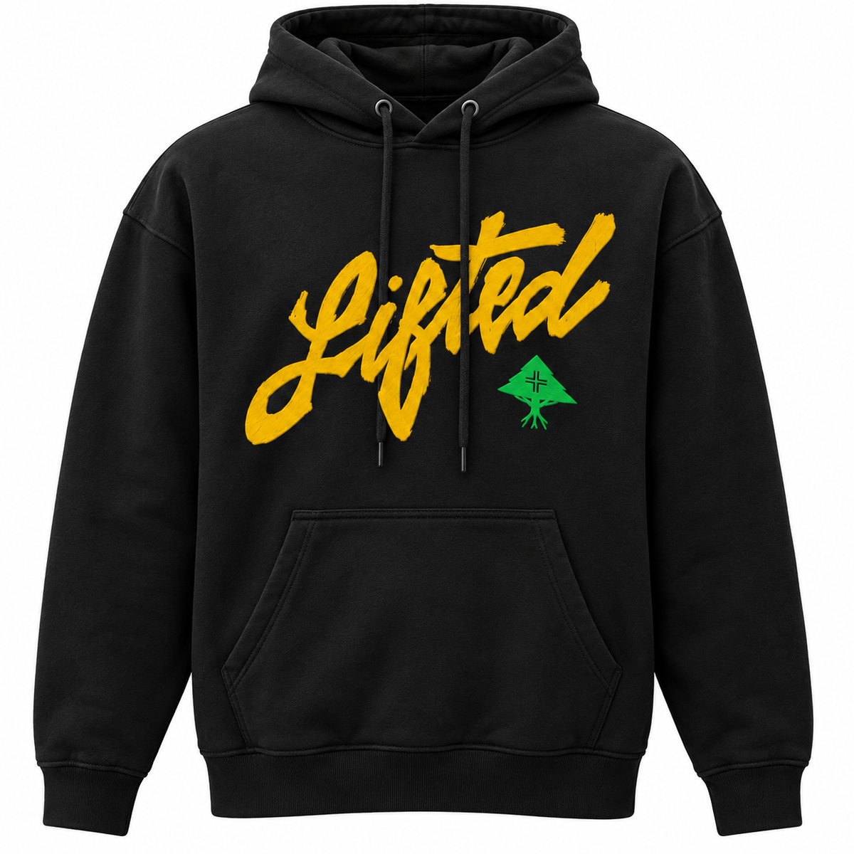 LRG GRAPHIC FLEECE HOODIE BLACK - L3SSMLOXX