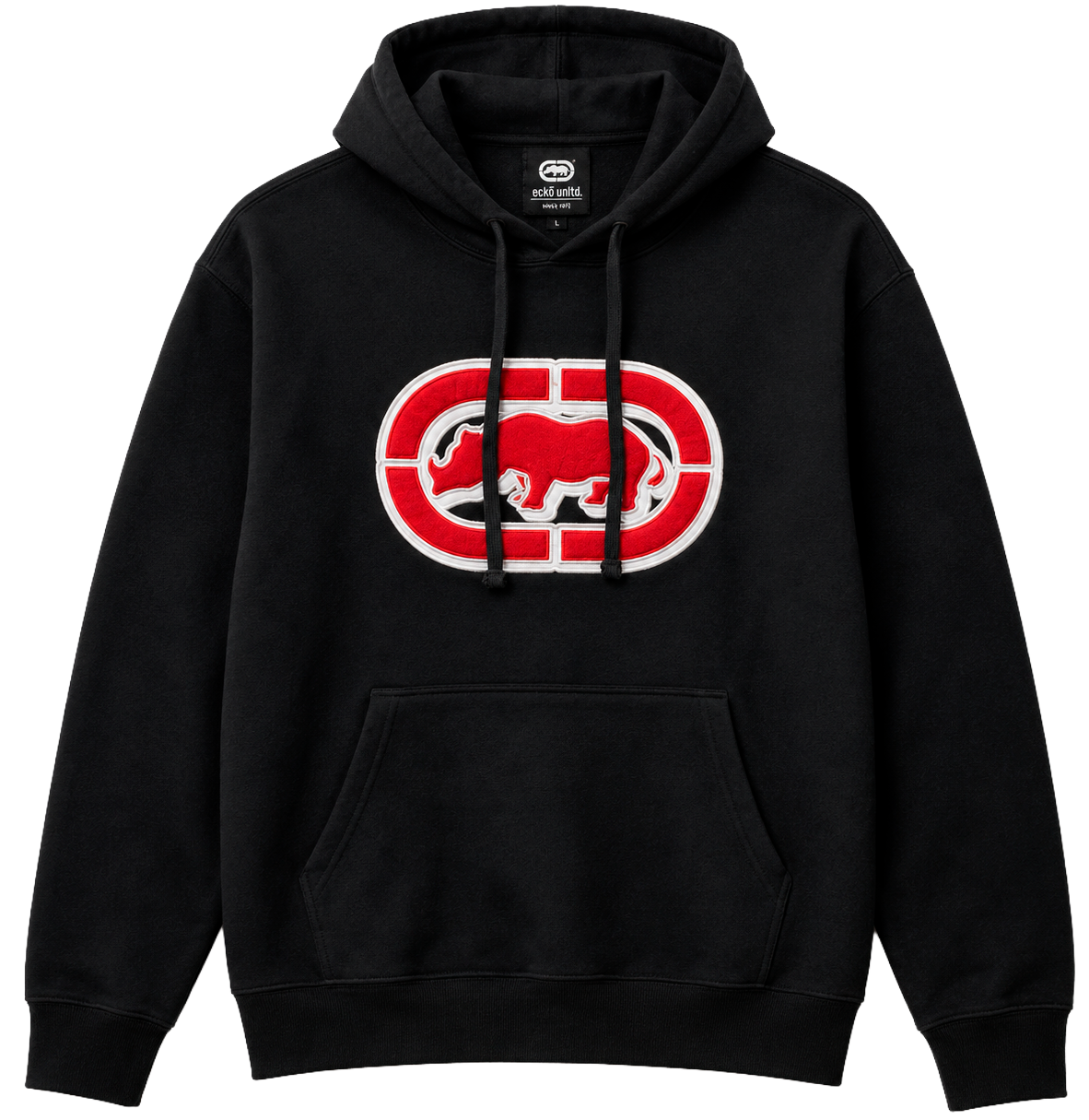 ECKO UNLTD FLEECE HOODIE BLACK - EO35H1524