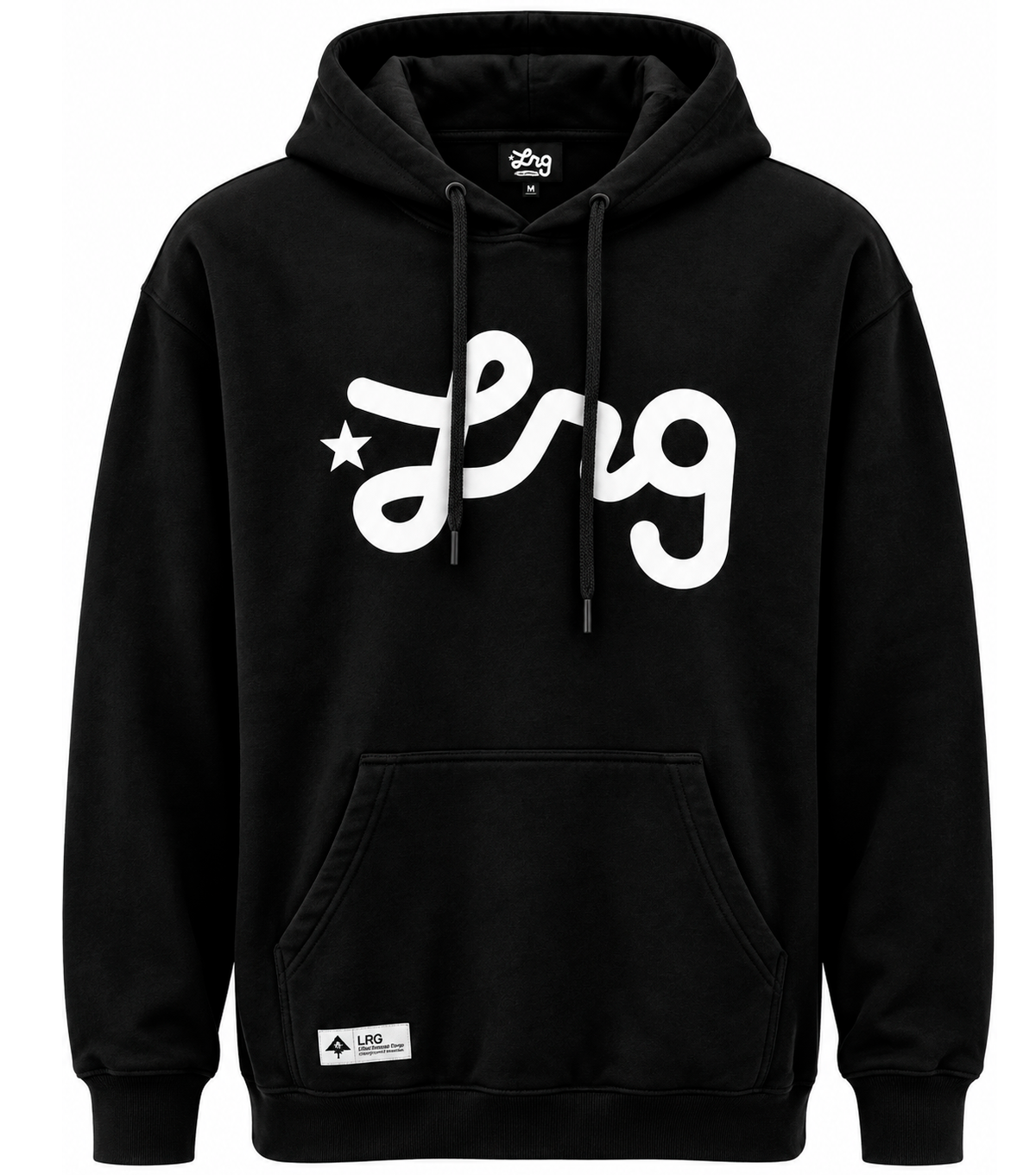 LRG GRAPHIC FLEECE HOODIE BLACK - LOH3MLOXX