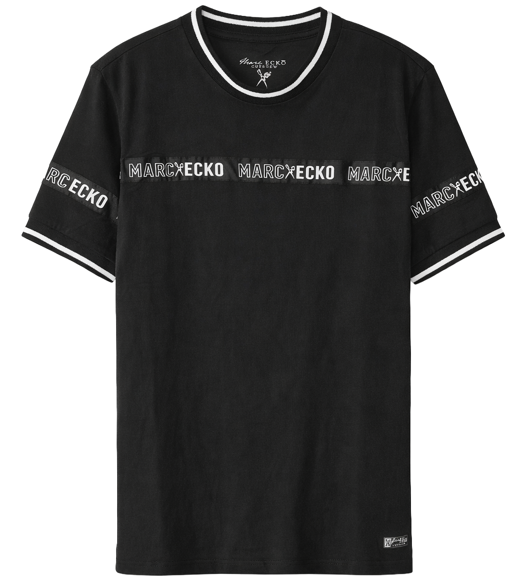 MARC ECKO S/S T-SHIRT BLACK - MK8EO534