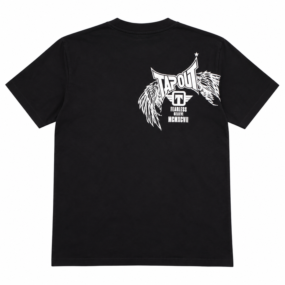 TAPOUT GRAPHIC T-SHIRT BLACK - T251A-1120