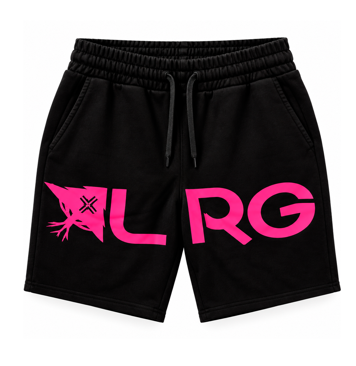 LRG GRAPHIC FLEECE SWEATSHORTS BLACK - L4FPMBSXX