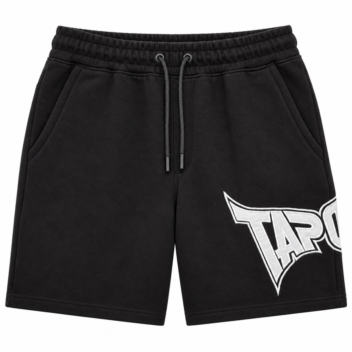 TAPOUT GRAPHIC SWEATSHORTS BLACK - T251A-2010