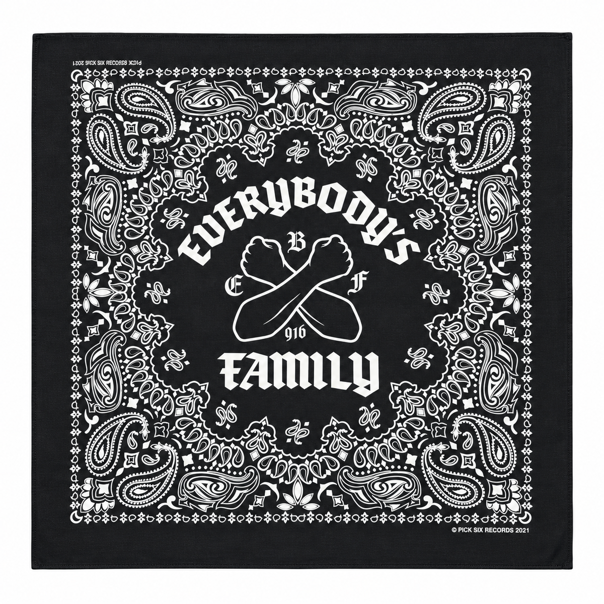 PICK SIC RECORDS EVERYBODY'S FAMILY BANDANA - EBF