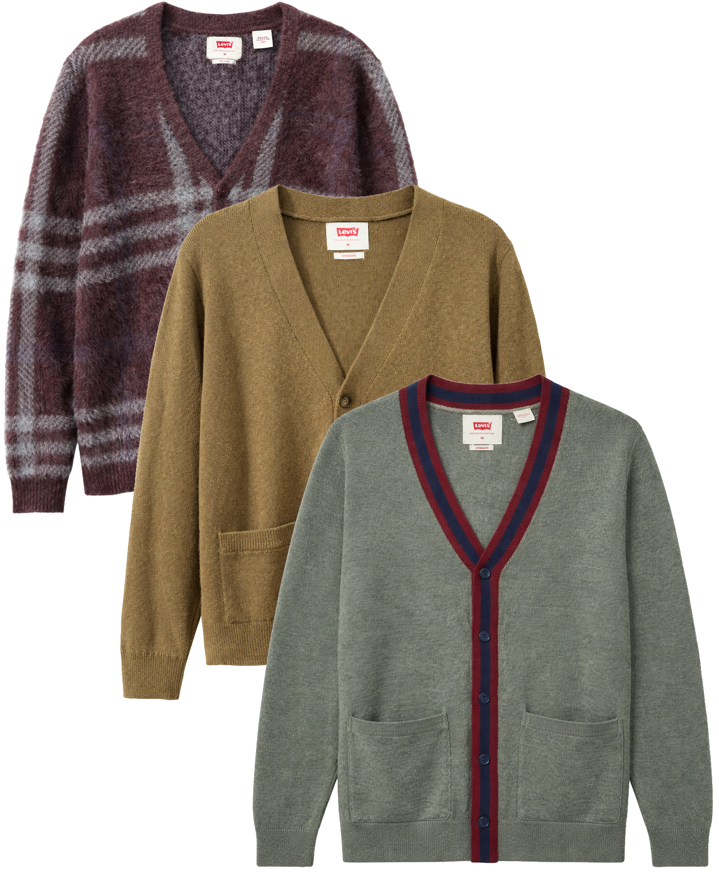 LEVIS ASSORTED KNIT CARDIGANS ASST - LVSCARD26