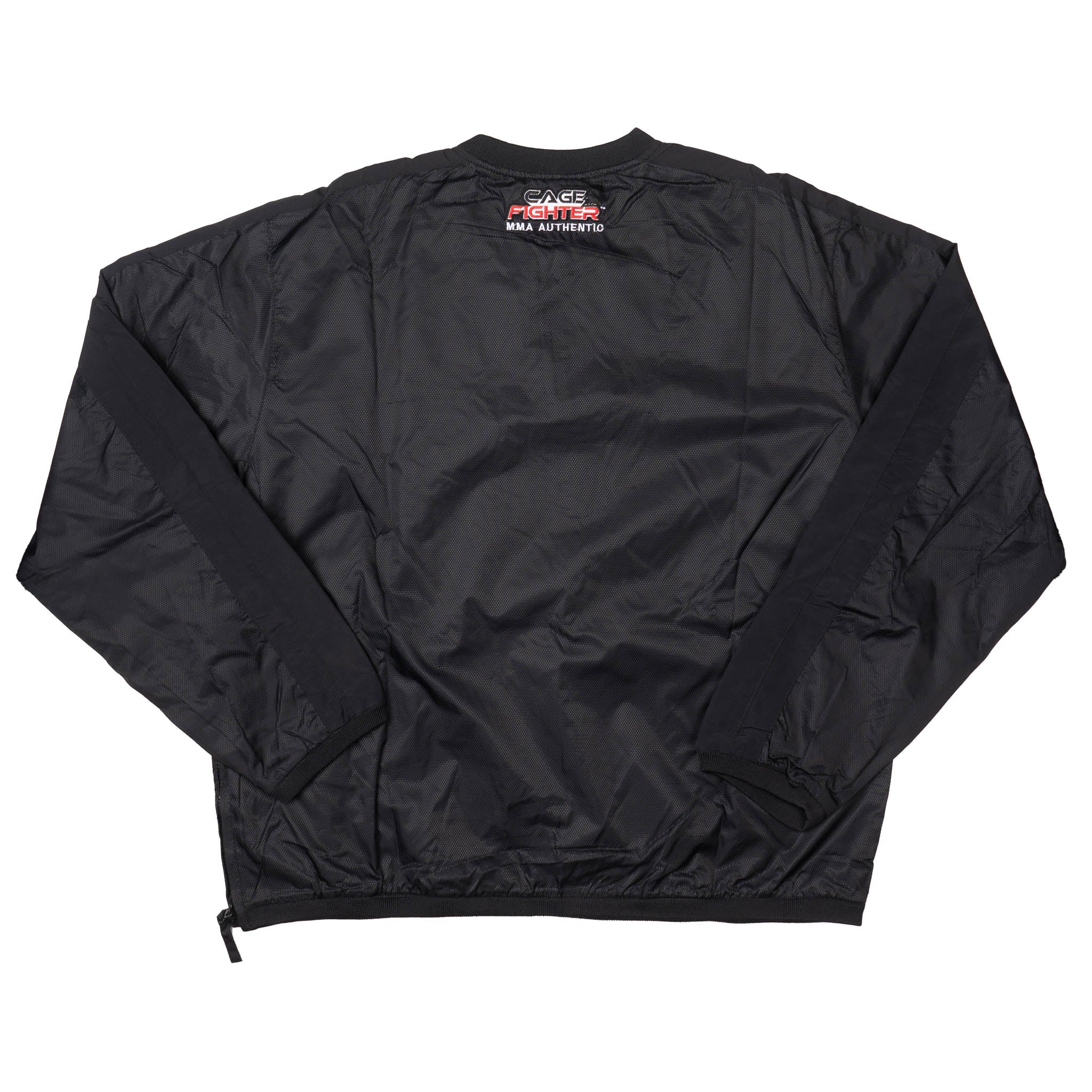 CAGE FIGHTER CREWNECK JACKET BLACK - CF01