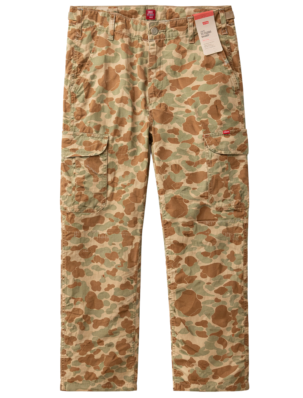 LEVIS BAGGY CARGO PANTS CAMO - 003KQ-0004
