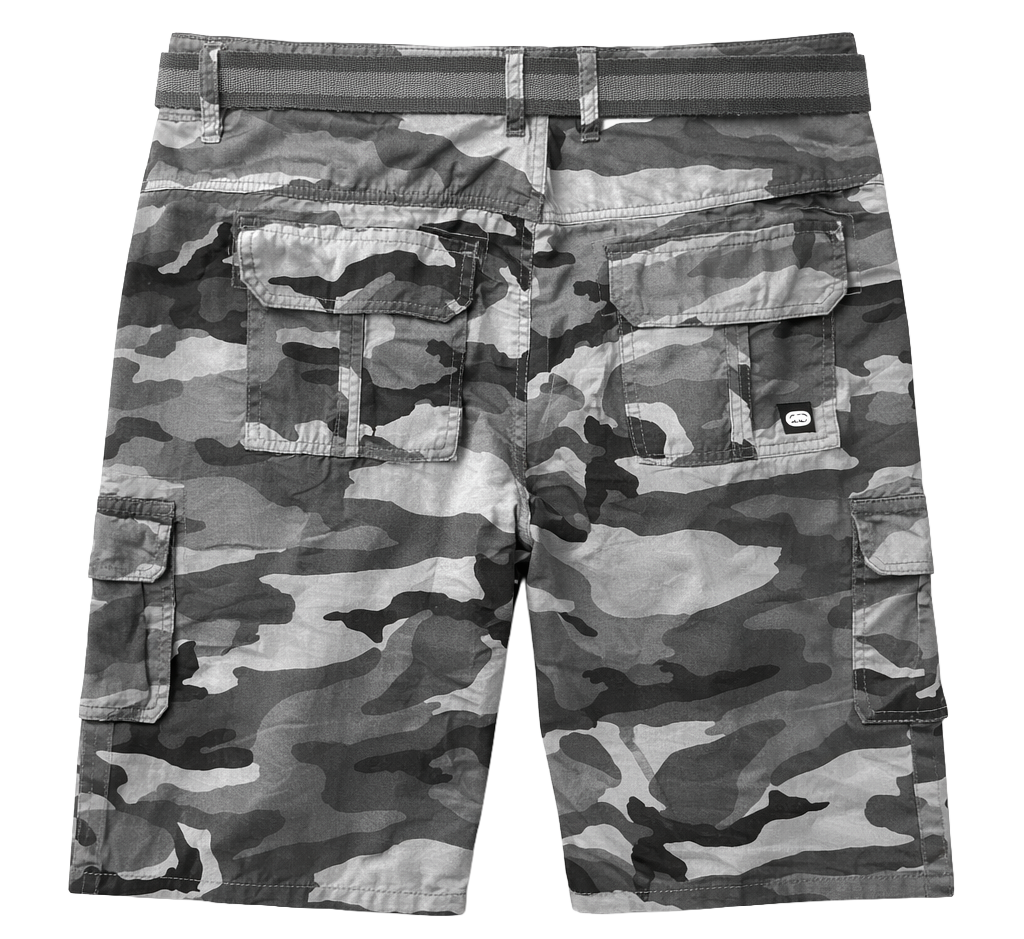 ECKO UNLTD BELTED CARGO SHORTS STREET CAMO - EO10S11OM