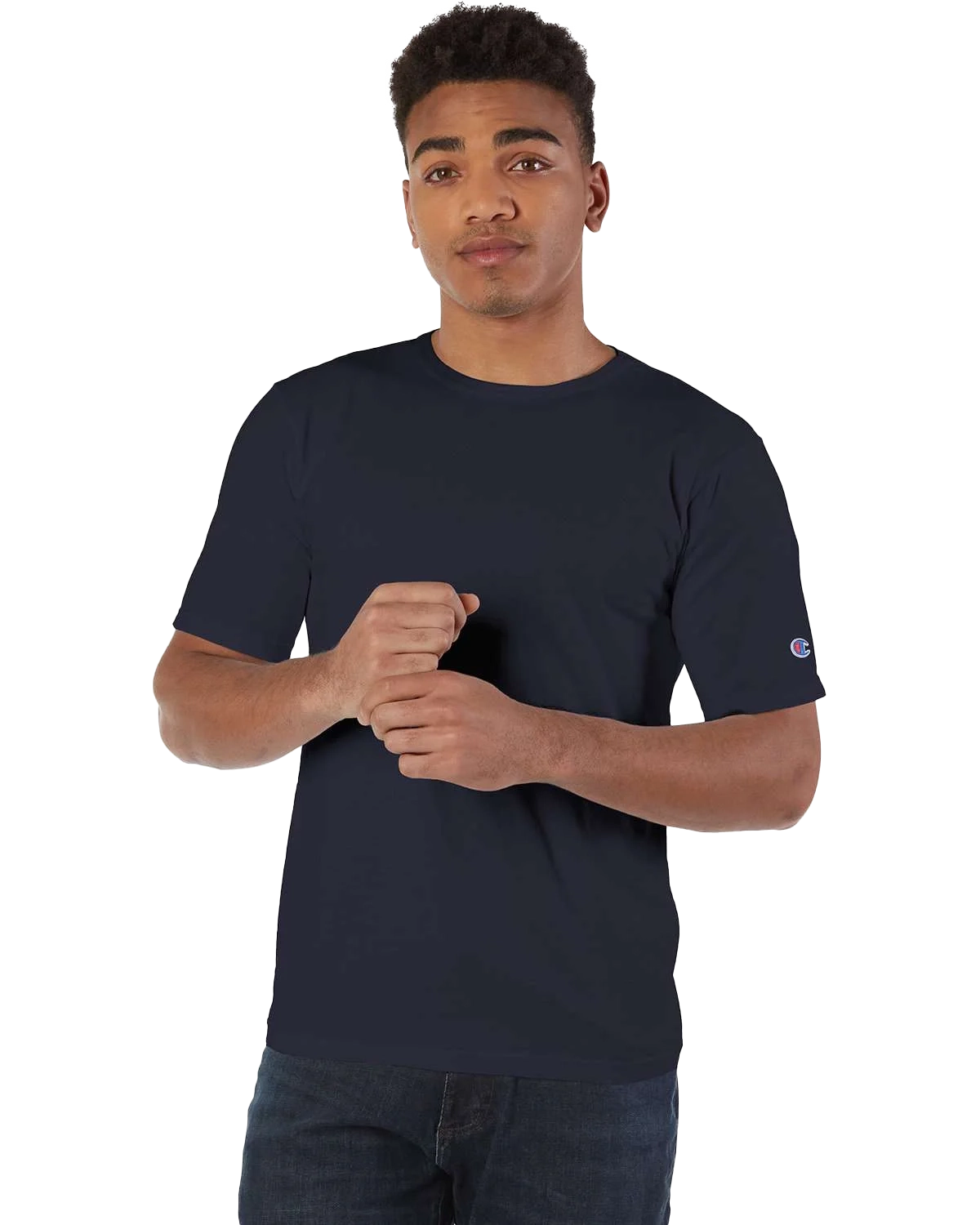 CHAMPION SOLID T-SHIRT NAVY - CD100-NY