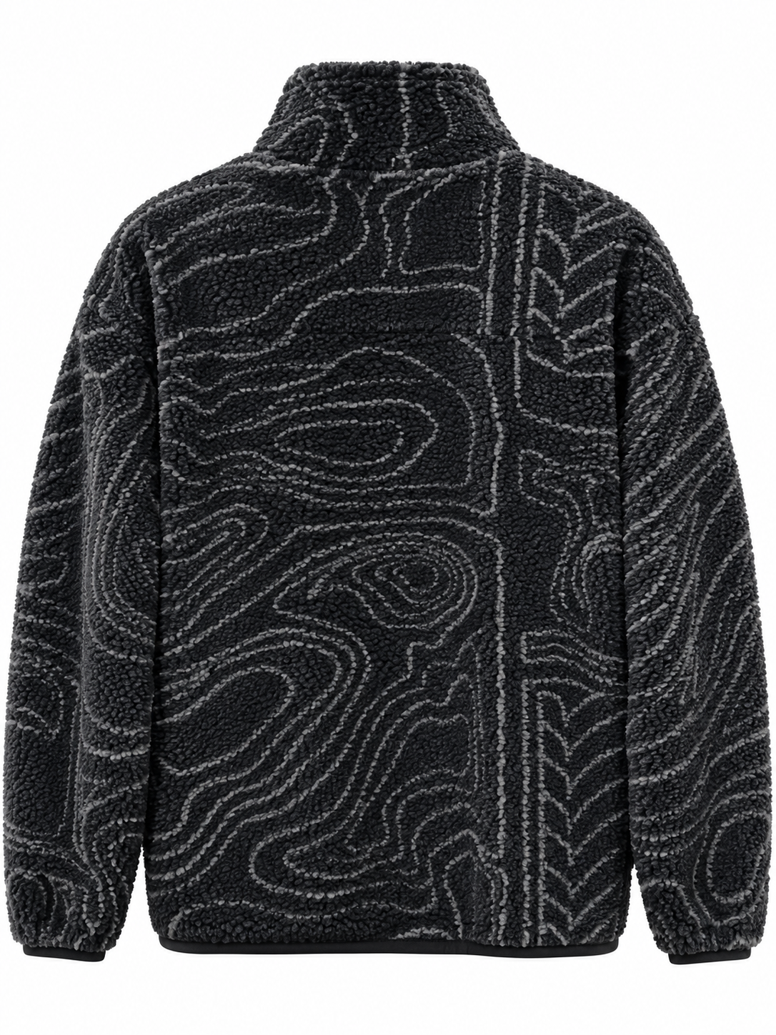 FORMULA 1 SHERPA ZIP JACKET BLACK -LVGP AOP