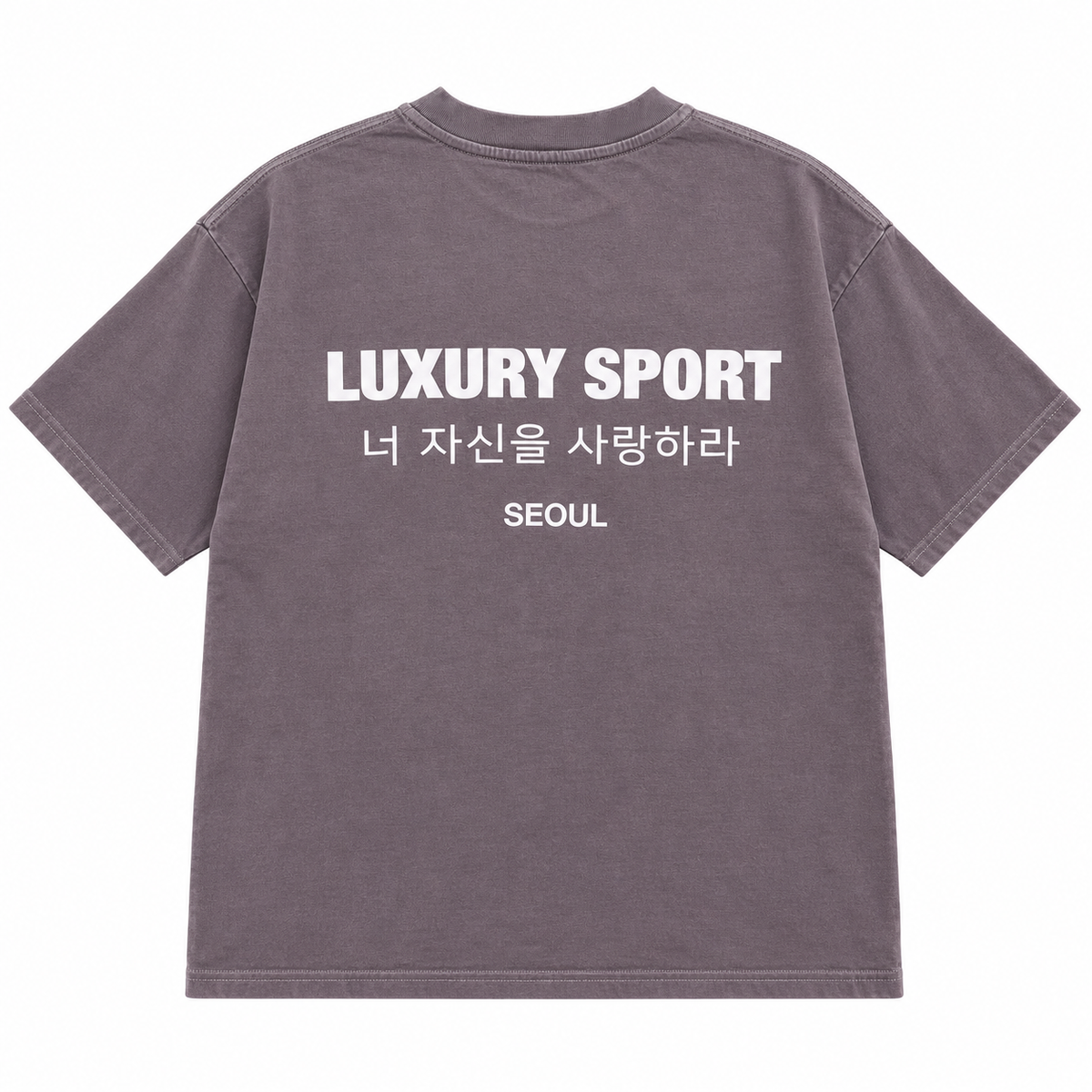 LUXE GRAPHIC T-SHIRT SLATE - YT-G1