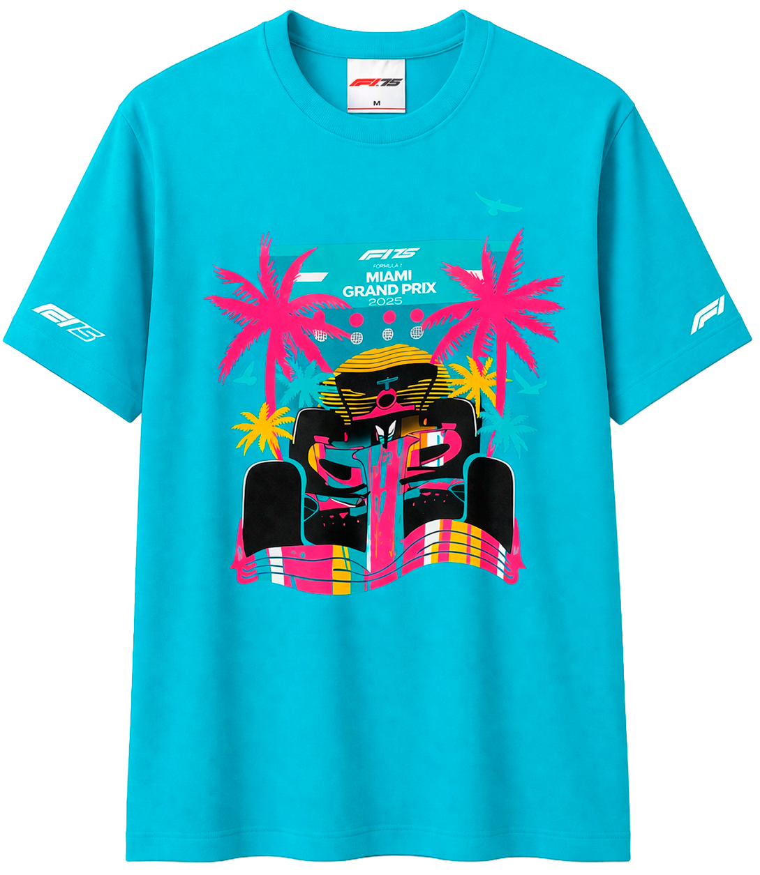 FORMULA 1 MIAMI T-SHIRT AQUA - MIA2521AU - Steal Deal 