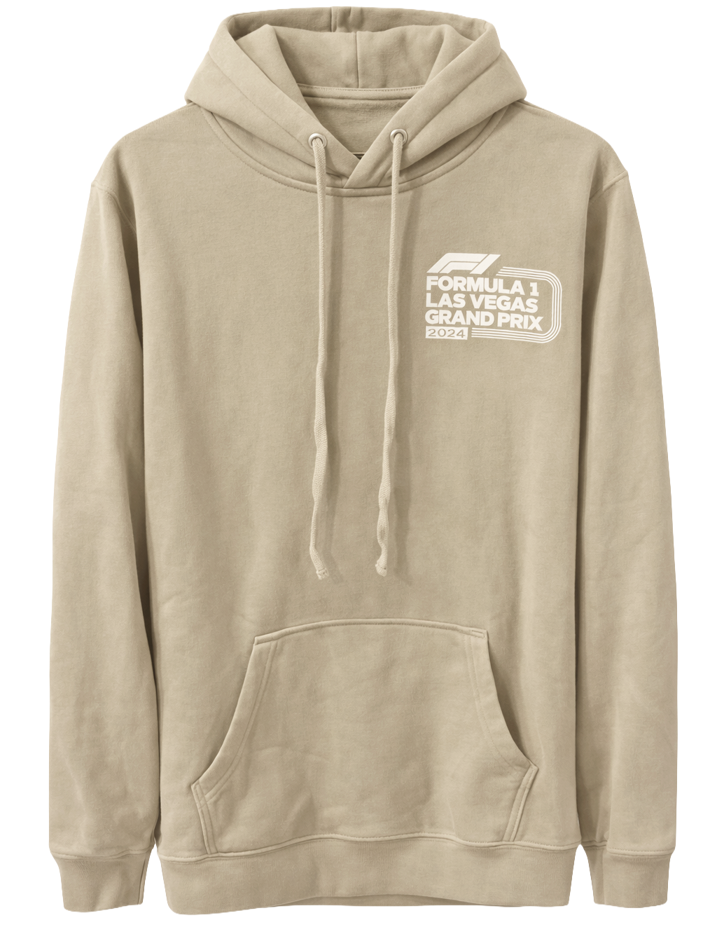 FORMULA 1 LAS VEGAS HOODIE SAND - LVGP AOP MAP - Steal Deal 