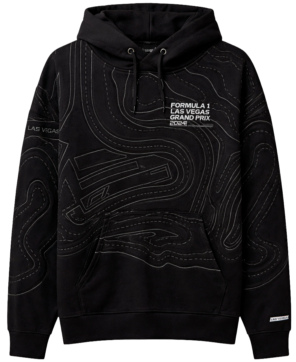 FORMULA 1 LAS VEGAS HOODIE BLACK - LVGP AOP - Steal Deal 