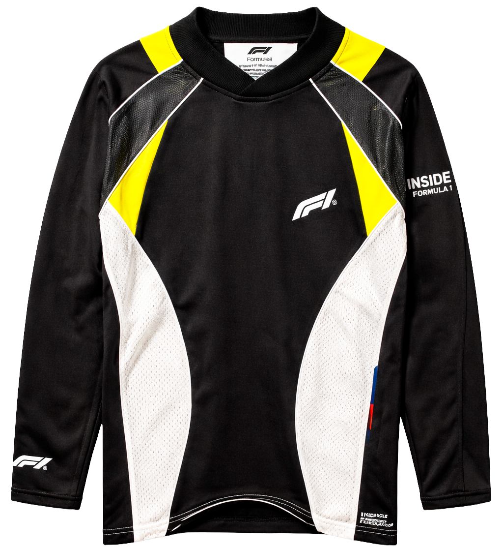 FORMULA 1 L/S RACING JERSEY BLACK - WILD SIDE - Steal Deal 