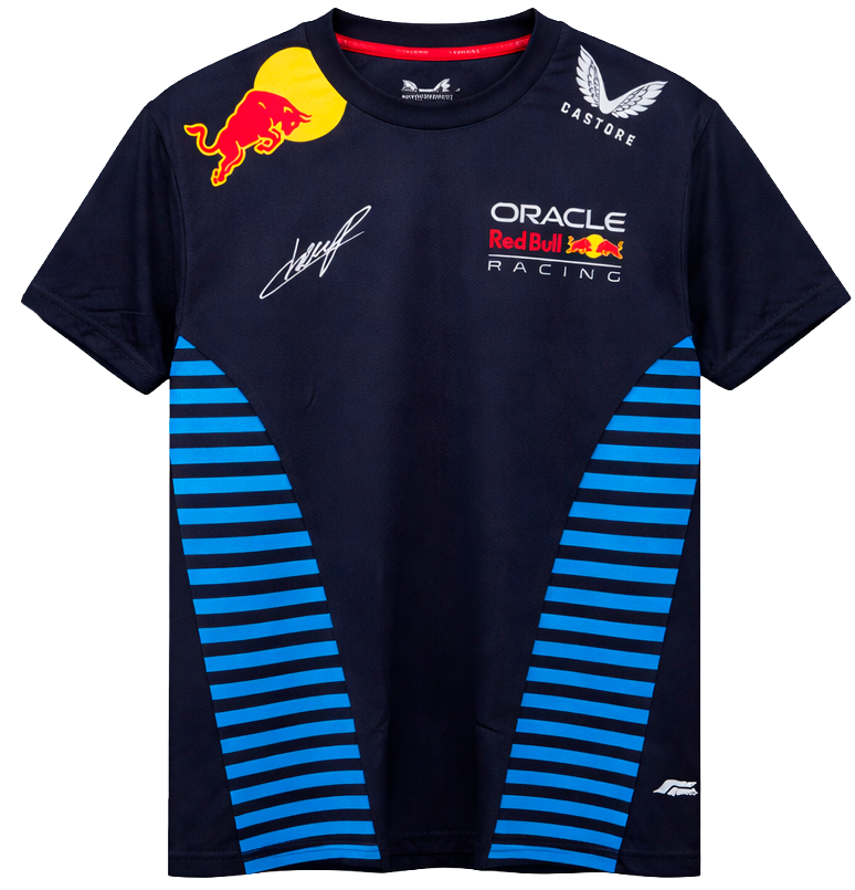 FORMULA 1 CASTORE S/S RACING JERSEY NIGHT SKY - DRIVER CHECO - Steal Deal 