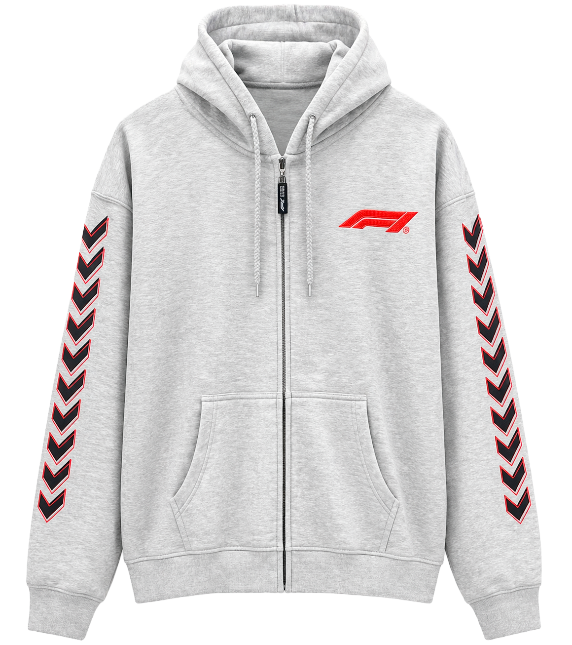 FORMULA 1 LAS VEGAS ZIP HOODIE JACKET HTR GREY - LVGP STREAK - Steal Deal 