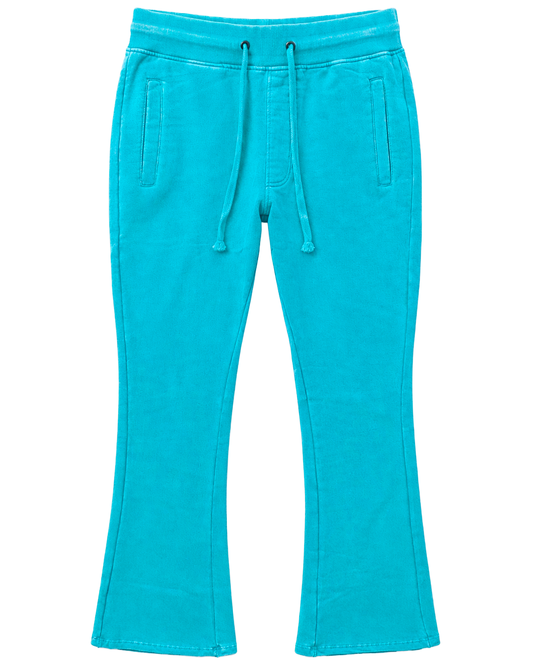 RINGSPUN STACKED FLAIR SWEATPANTS PANTS TURQUOISE - 341-401