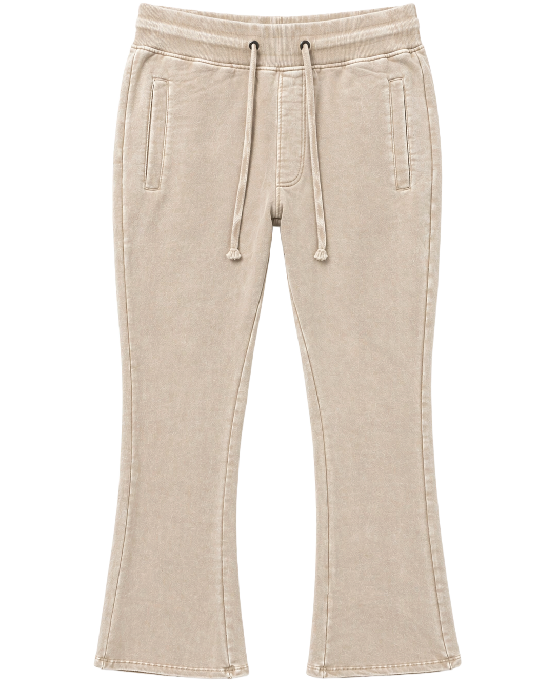 RINGSPUN STACKED FLAIR SWEATPANTS PANTS BEIGE - 341-401
