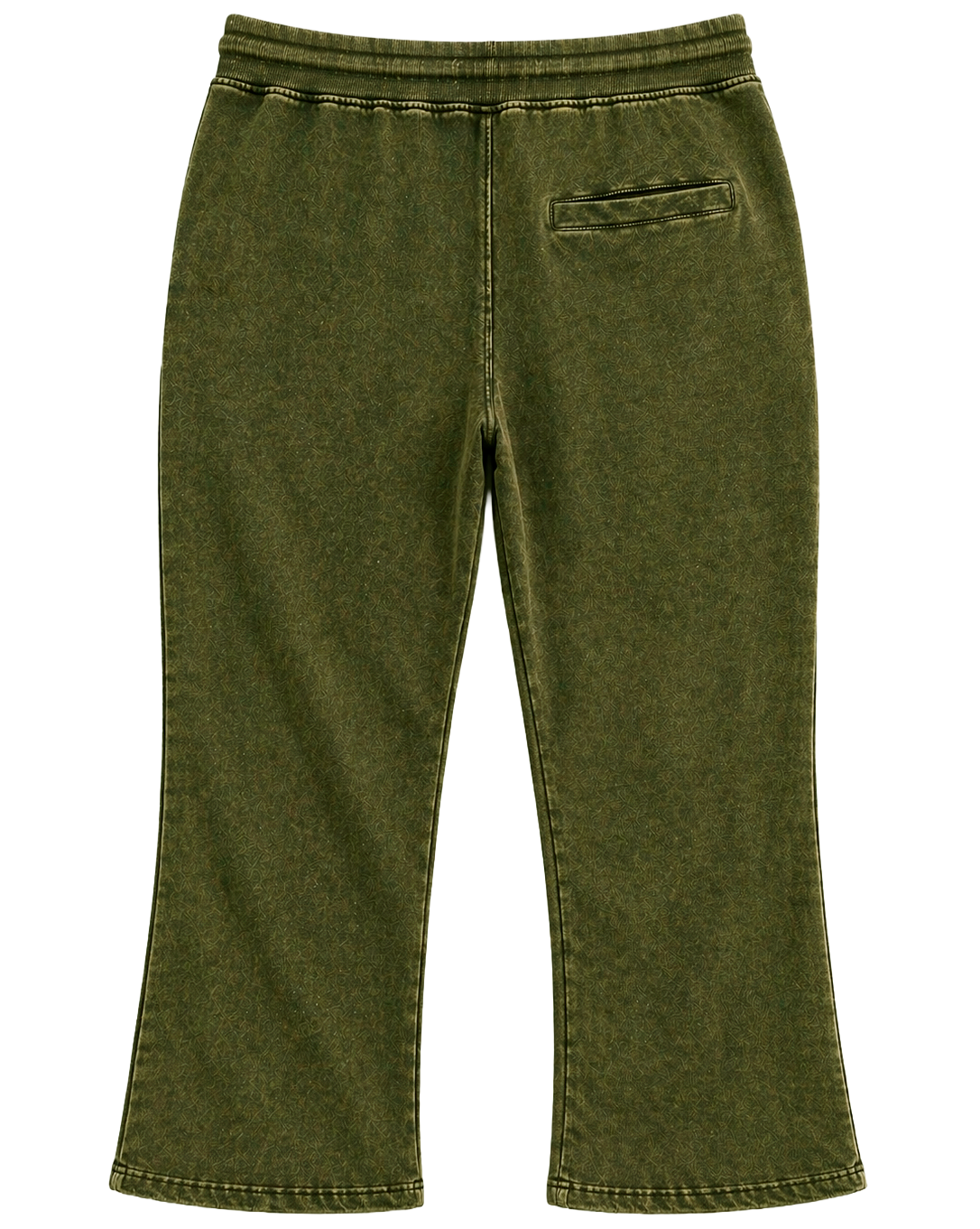 RINGSPUN STACKED FLAIR SWEATPANTS PANTS OLIVE - 341-401