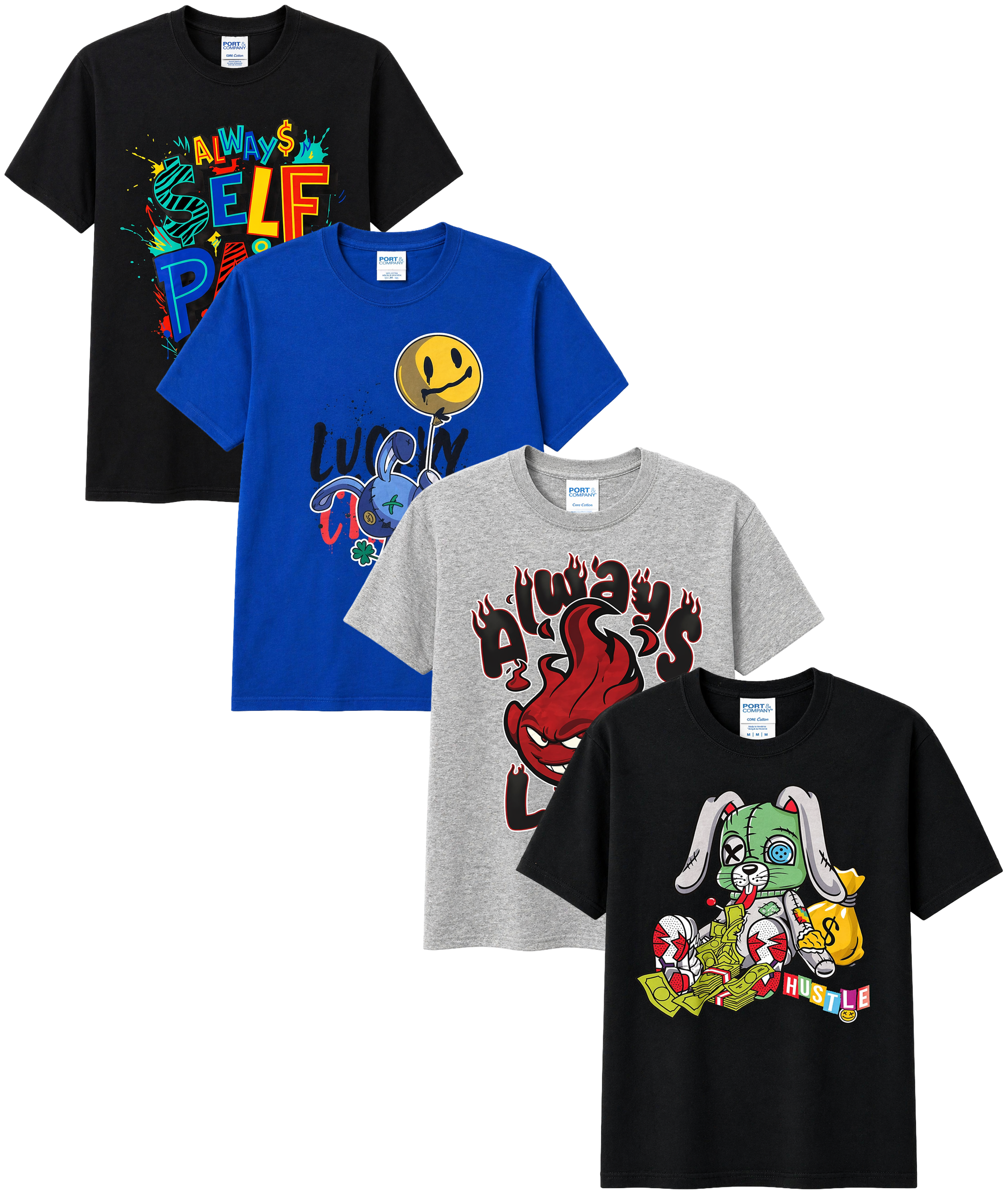 BIO ASSORTED GRAPHIC T-SHIRTS ASST - GRAPHIC PRINTS