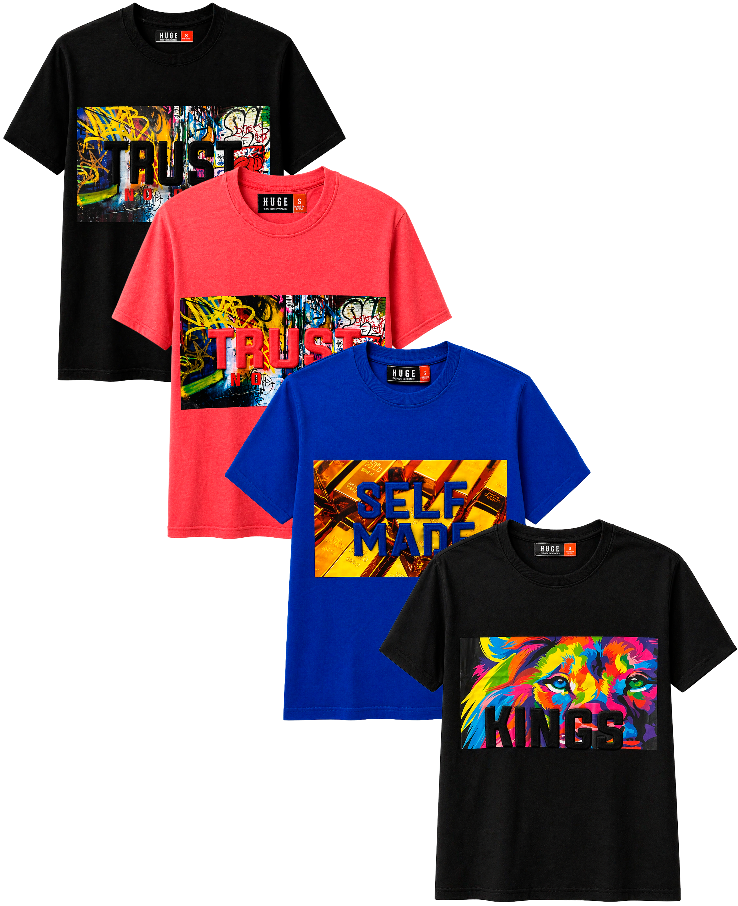 HUGE ASSORTED GRAPHIC T-SHIRTS ASST - HGESSTA