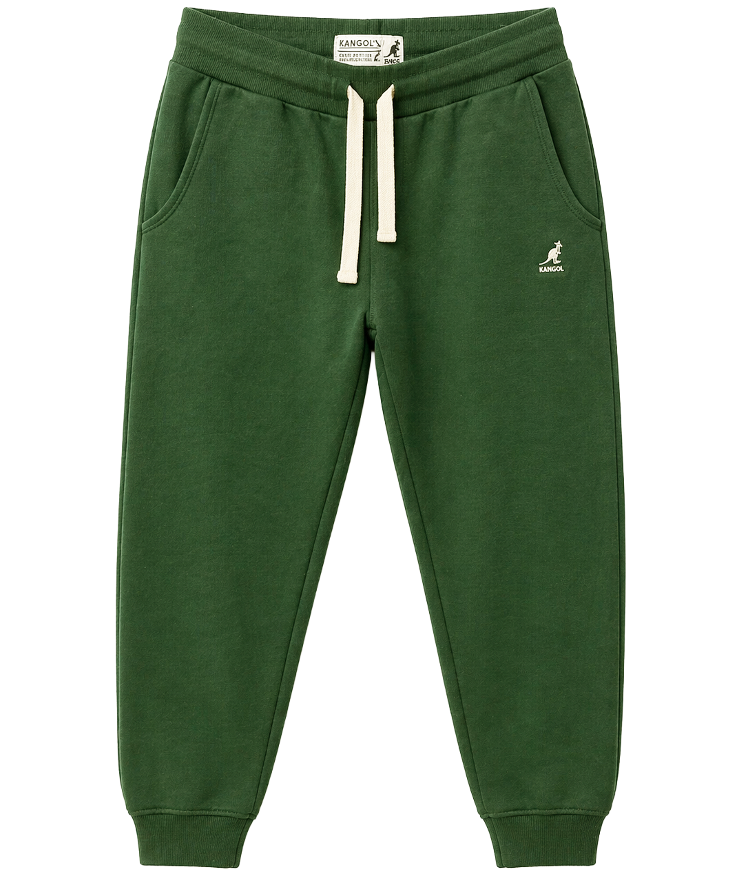 KANGOL LOGO JOGGER PANTS DK GREEN - K9294